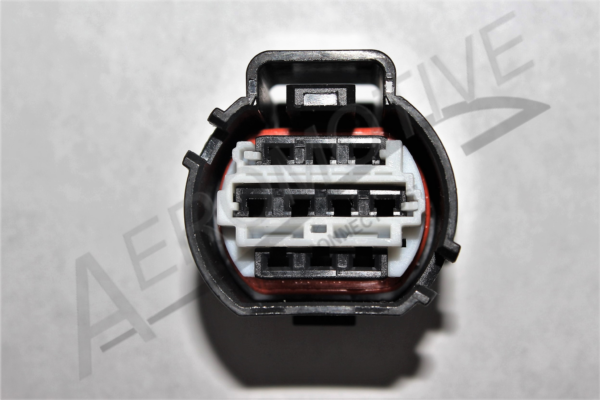 10-Way Female Connector with 6 six inches wire leads